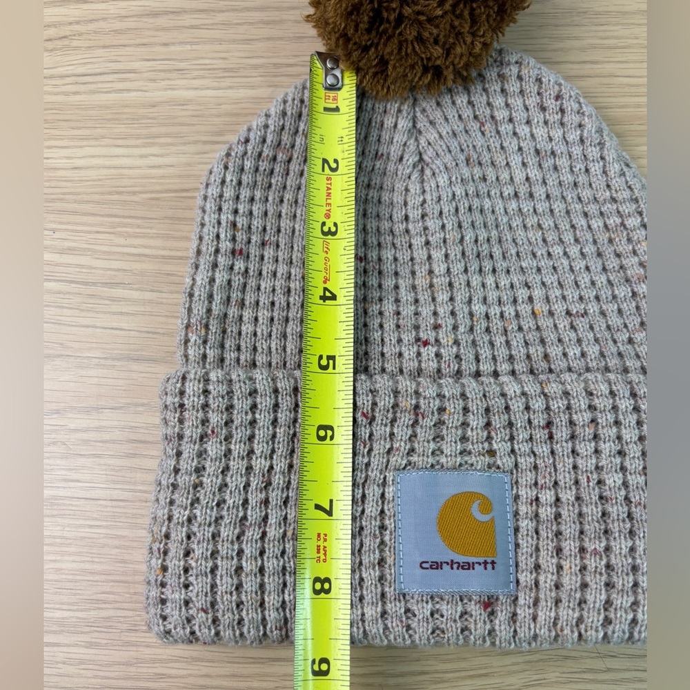 Carhartt Women's Pom-Pom Knit Beanie NWT - Picture 5 of 6